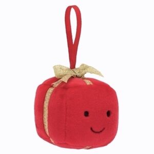 Jellycat Festive Folly Present Soft & Plush 3x3" BNWT Authentic